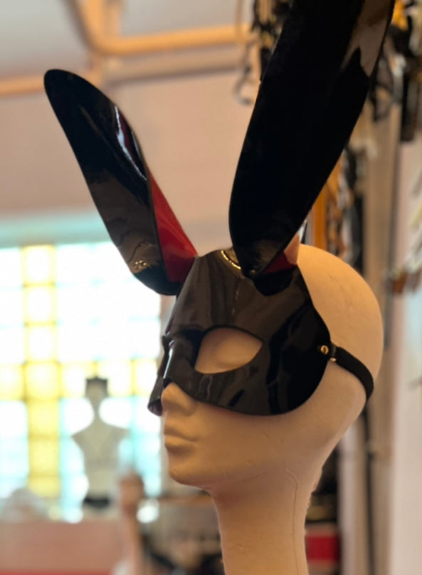 Black & Red Bunny Mask