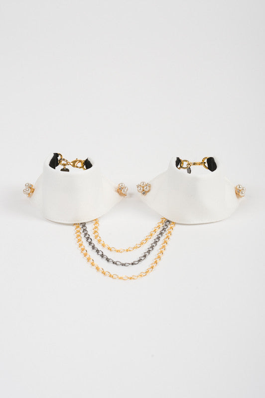 Detachable Soldered Gold and Gunmetal Chains