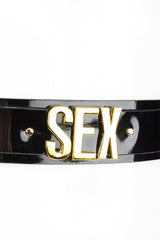 Sex Waist Garter Belt in Black by Fraulein Kink