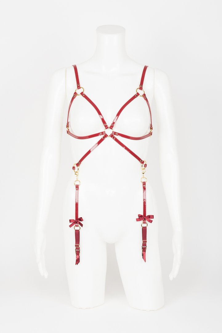 sexy trench coat lingerie Red Hot Playsuit – Fräulein Kink