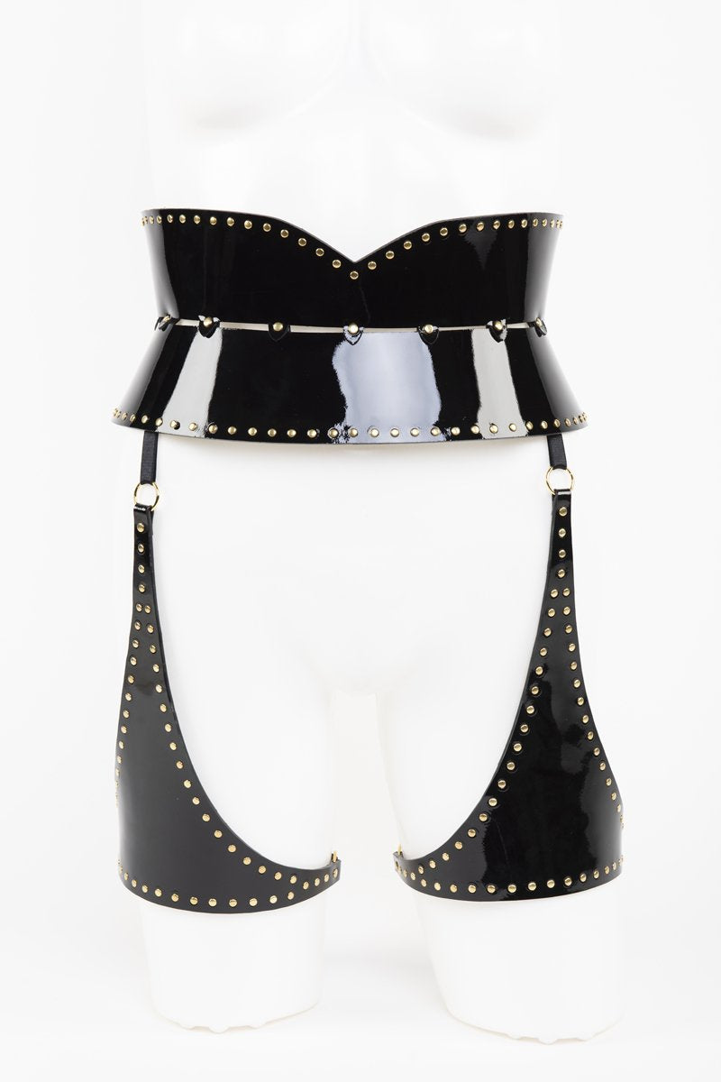 Ricco Waist Belt Garter Frulein Kink Ricco Waist Belt Garter Frulein Kink