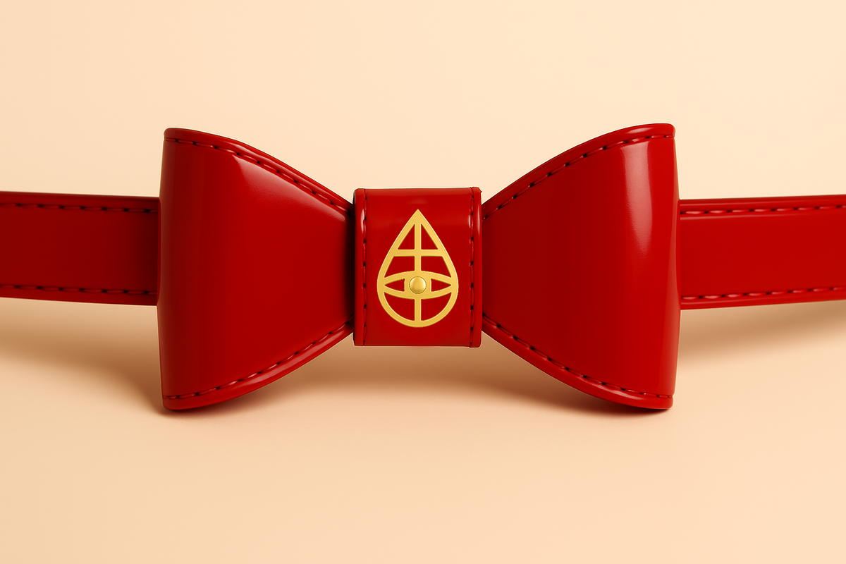Inferno Bow Tie Collar