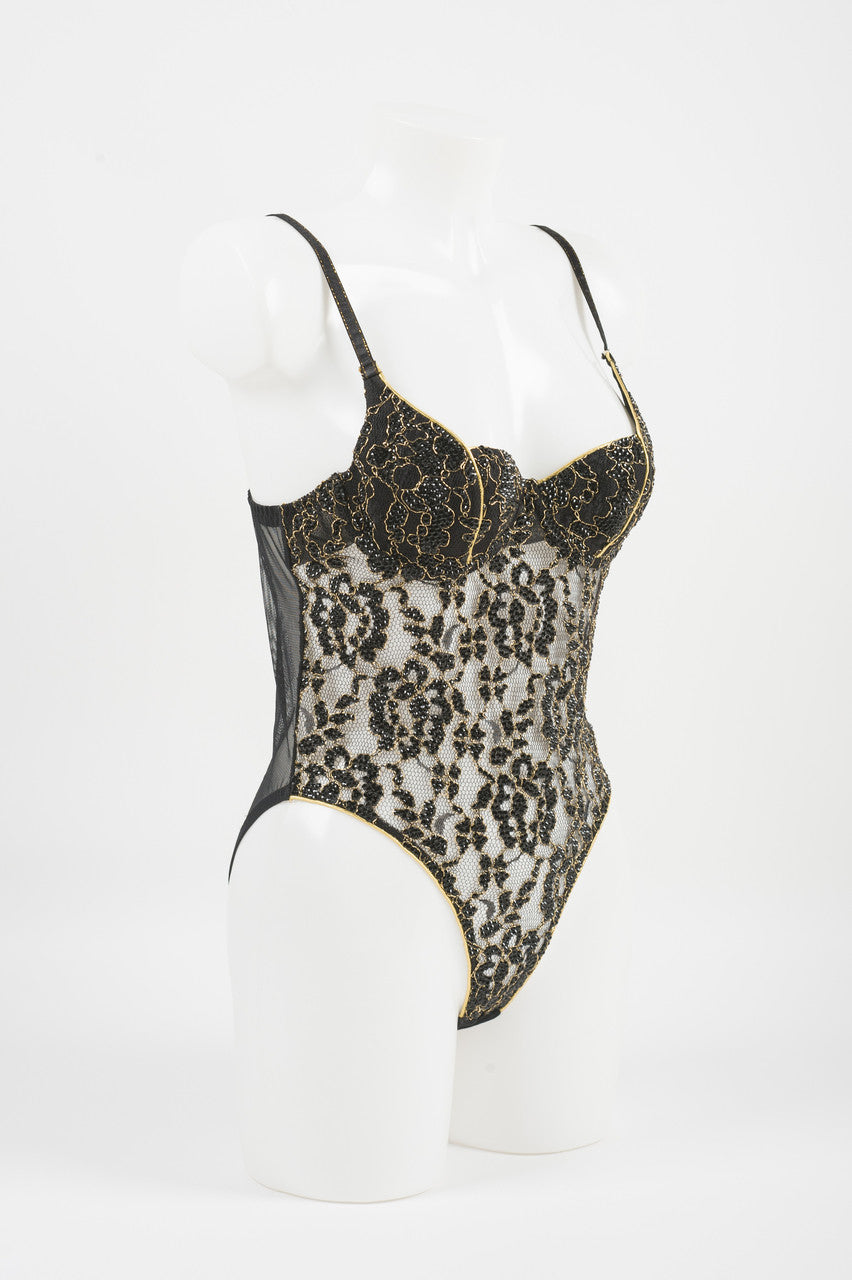 Black BLVD 5th Avenue Bodysuit - Fräulein Kink
 - 4