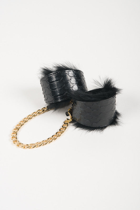 Luxe Python Handcuffs - Fräulein Kink
 - 2