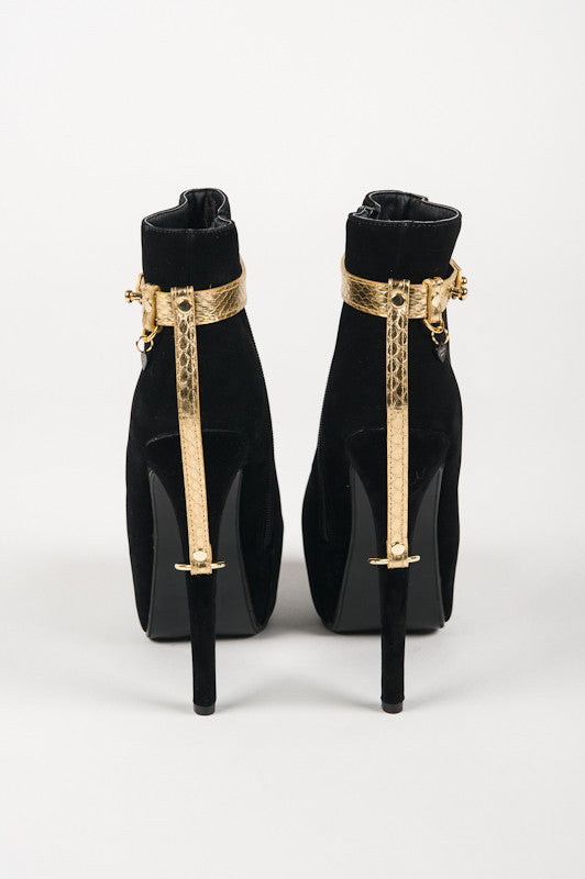 Golden Python Heel Restraints - Fräulein Kink
 - 4