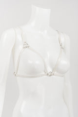 Ivory Python Bra Harness - Fräulein Kink
 - 4