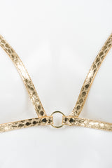 Golden Python Bra Harness - Fräulein Kink
 - 4