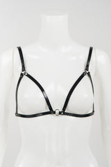 Ebony Python Bra Harness - Fräulein Kink
 - 1