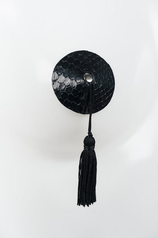Ebony Python Pasties - Fräulein Kink
 - 3