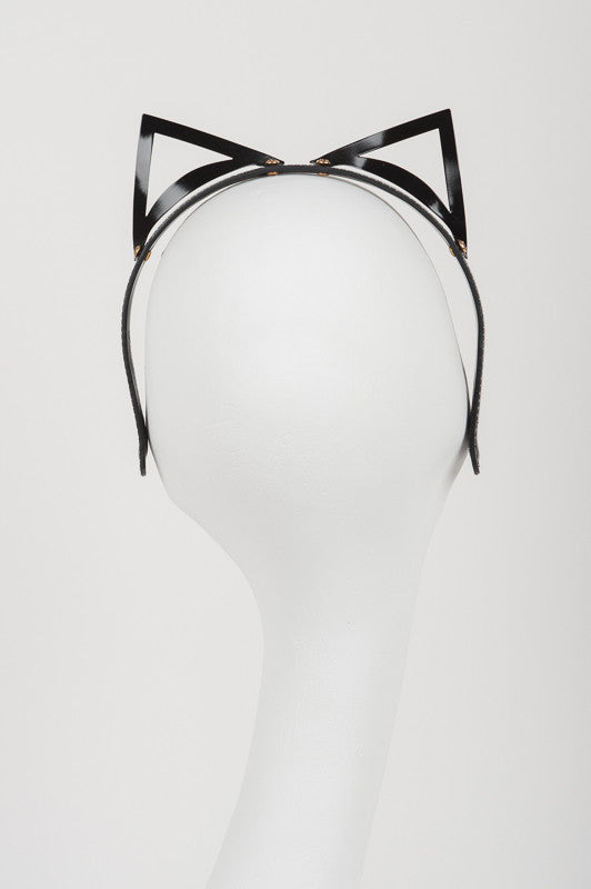 Nénette Black Kitten Headband - Fräulein Kink
 - 5
