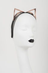 Nénette Rose Gold Kitten Headband - Fräulein Kink
 - 1