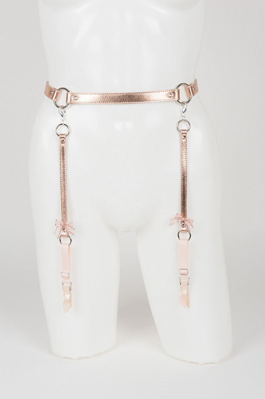 Lolita Silver Garter Belt - Fräulein Kink
 - 1