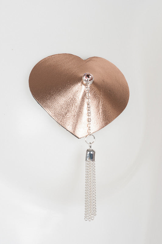 Lolita Silver Heart Single Pasties - Fräulein Kink
 - 2