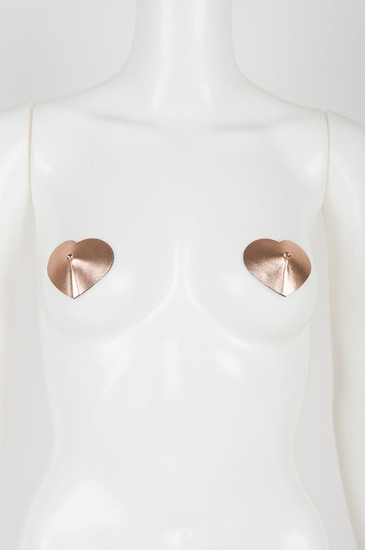 Lolita Silver Heart Pasties - Fräulein Kink
 - 1