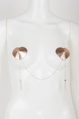 Lolita Silver Double Heart Pasties - Fräulein Kink
 - 1