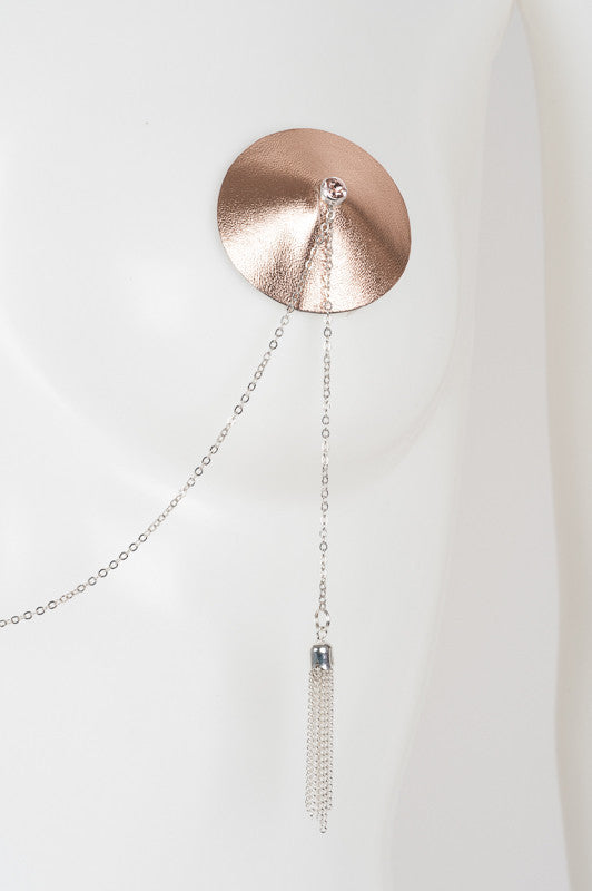 Lolita Silver Double Chain Pasties - Fräulein Kink
 - 2