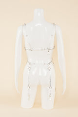 Silver Lace Playsuit - Fräulein Kink
 - 4