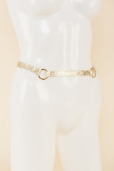 Gold Lace Garter Belt - Fräulein Kink
 - 6