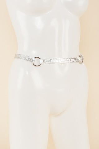Silver Lace Belt