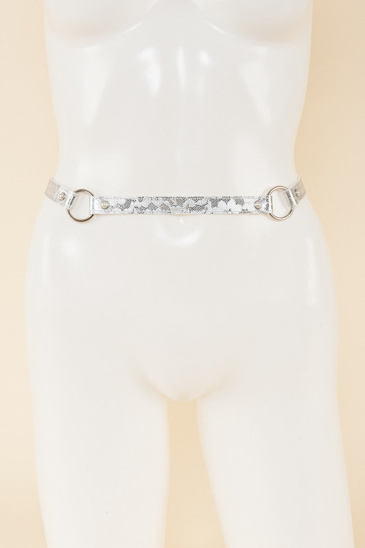 Silver Lace Garter Belt Frulein Kink Silver Lace Garter Belt Frulein Kink