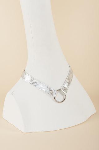 Silver Lace Collar