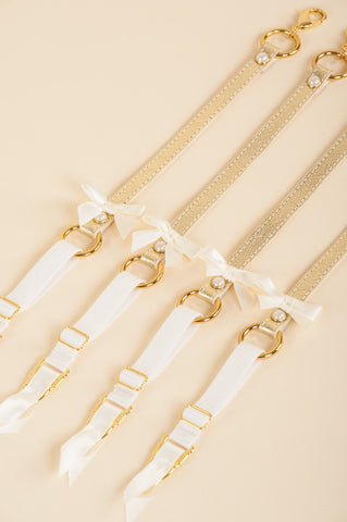 Gold Lace Garter Belt