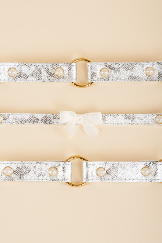 Mint Lace Handcuffs - Fräulein Kink
 - 1