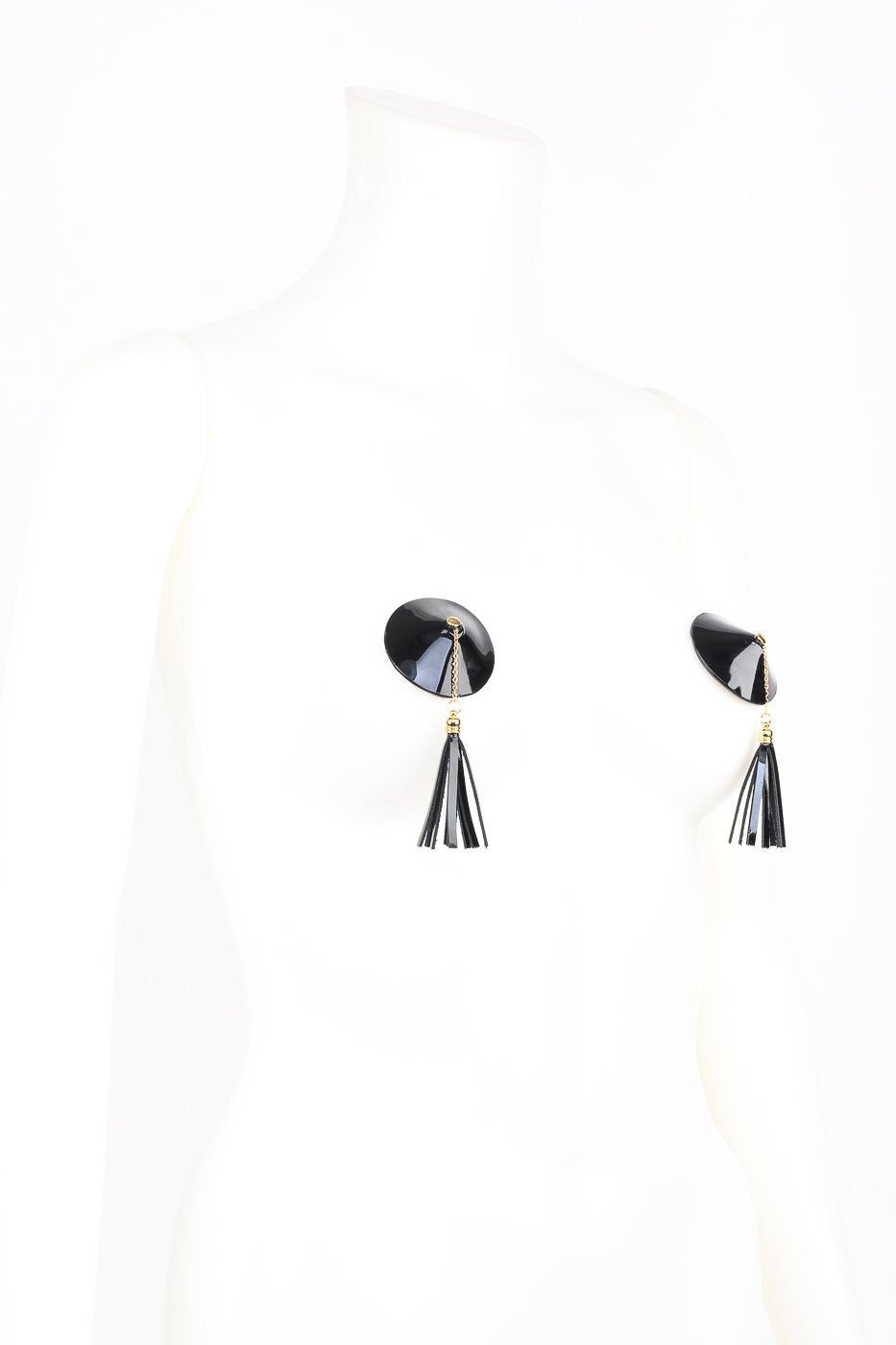 Rica Pasties in Black Patent Leather By Fraulein Kink