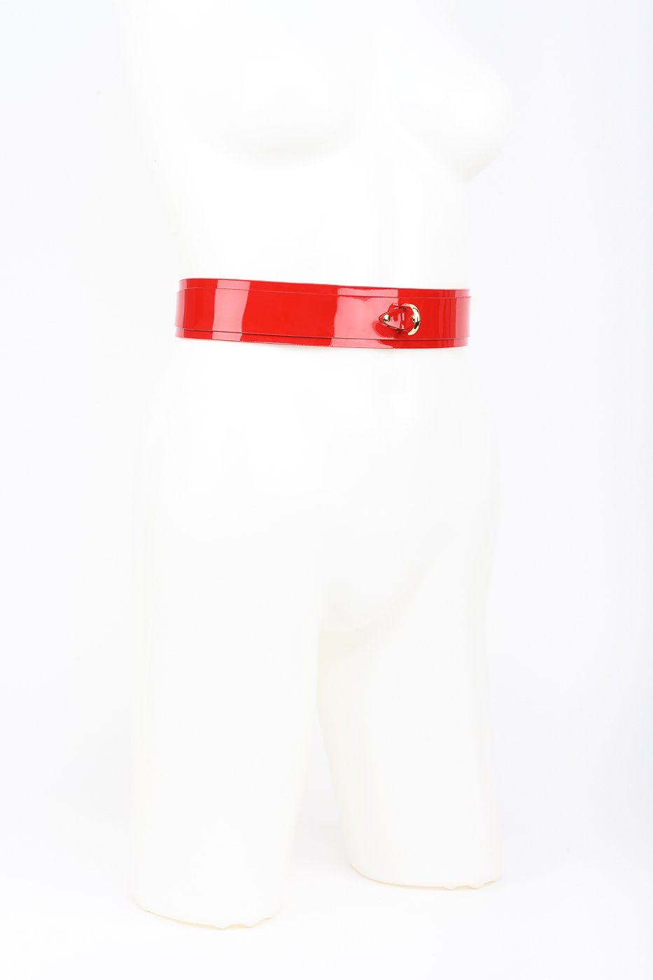 Roja Belt Red Patent Leather by Fraulein Kink