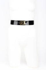 Sex Belt in Black Patent Leather by Fraulein Kink