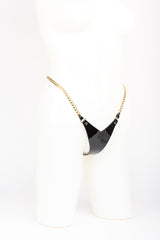 Rica Mini String in black and gold by Fraulein Kink