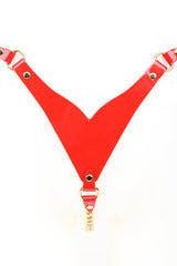 Roja Chain String in red and gold by Fraulein Kink