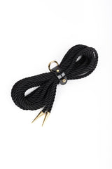 Rica Spiked Lasso in Black by Fraulein Kink