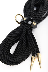 Rica Spiked Lasso in Black by Fraulein Kink