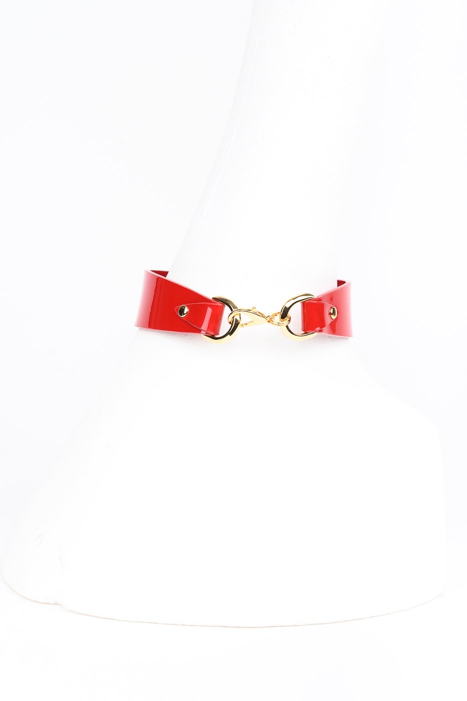 Roja Chain Lead in Red Patent Leather By Fraulein Kink