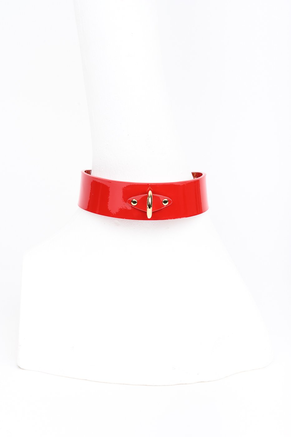 Roja Chain Lead in Red Patent Leather By Fraulein Kink