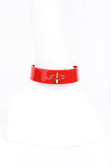 Roja Chain Lead in Red Patent Leather By Fraulein Kink