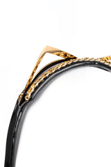 Kitten Ear Rica Headband in Black and Gold by Fraulein Kink