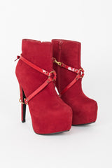 Red Hot Heel Fesseln