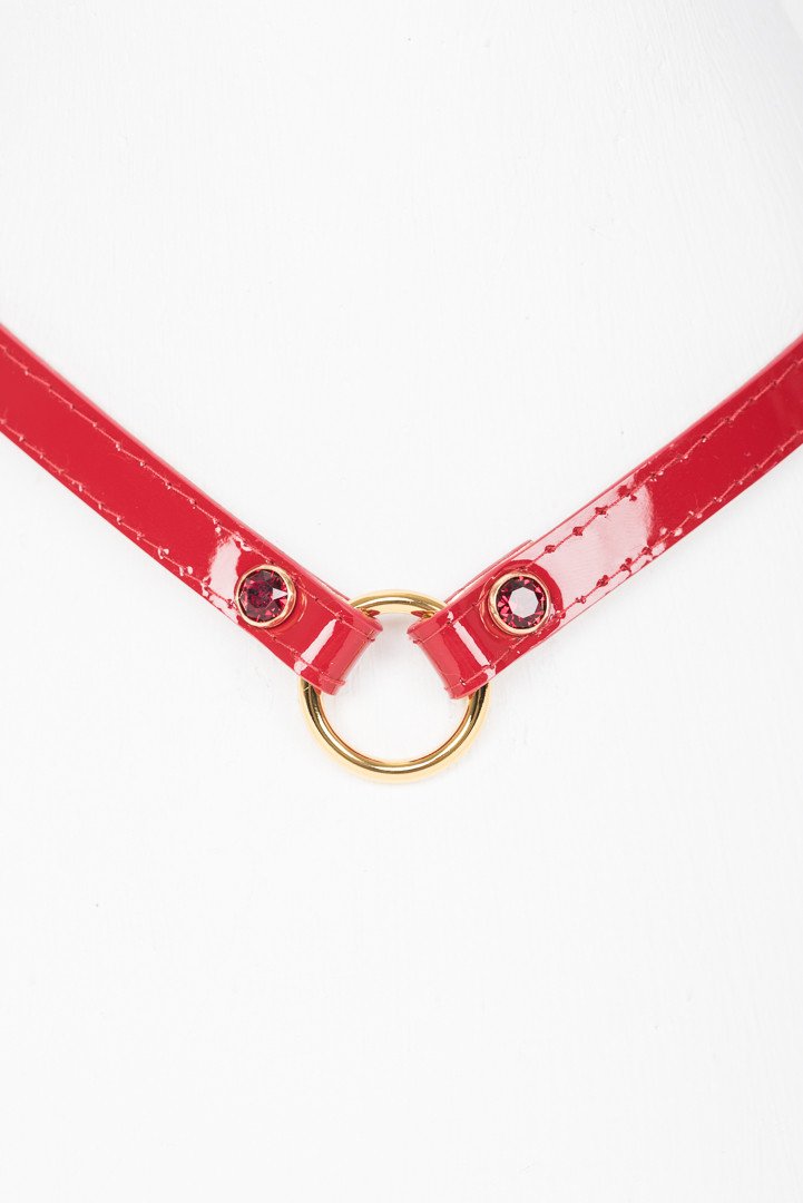 Red Hot Skinny Collar