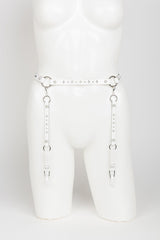 Bianco Garter Belt