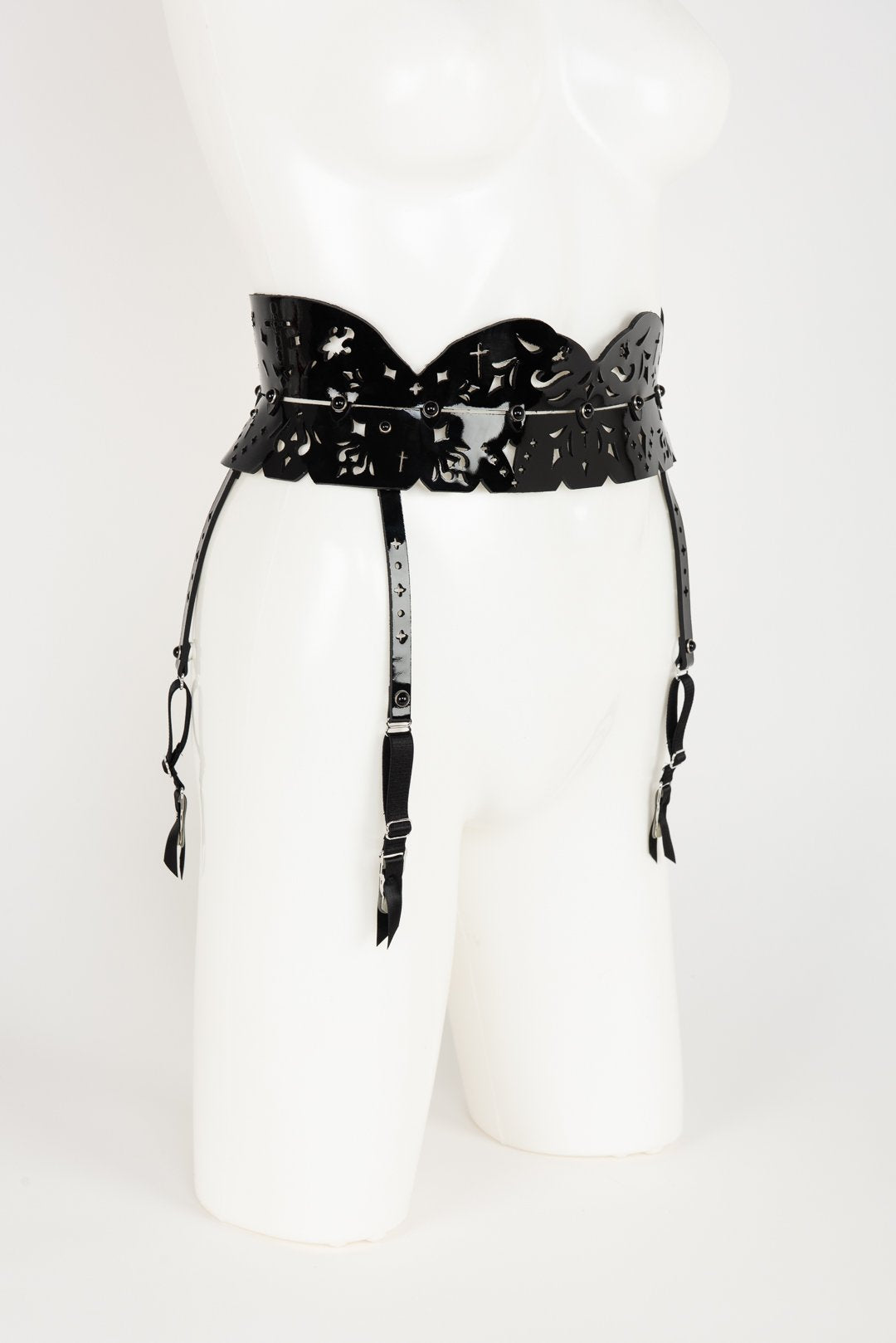 Nero Skinny Garter Frulein Kink Nero Skinny Garter Frulein Kink