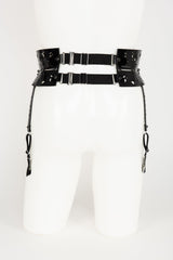 Nero Skinny Garter