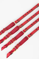 Rosso Skinny Strumpfband