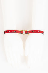 Rosso Skinny Collar