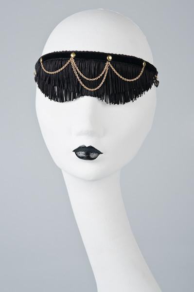 Fringe Maid Blindfold - Fräulein Kink Private Access
 - 1