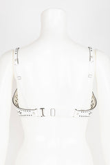 Luxury Patent Leather Bra with Pearl Rivets Buy Online at Fraulein Kink