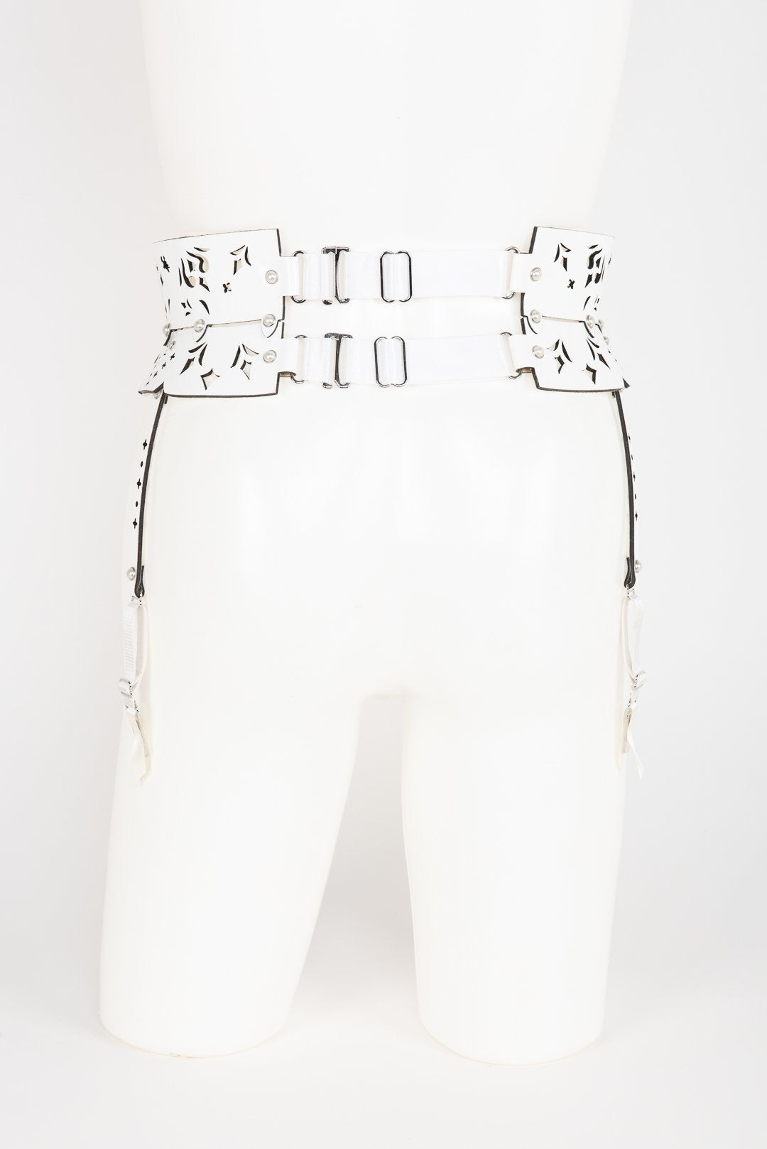 Bianco Skinny Garter Frulein Kink Bianco Skinny Garter Frulein Kink