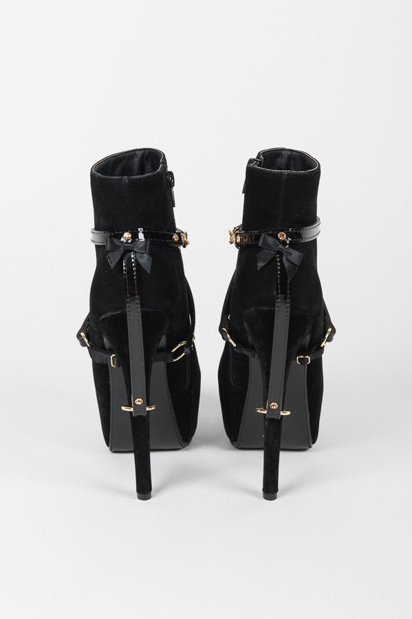 Jet Heel Cuffs - Fräulein Kink
 - 5