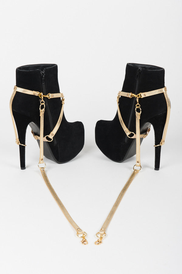 Champagne Heel Restraints - Fräulein Kink
 - 1
